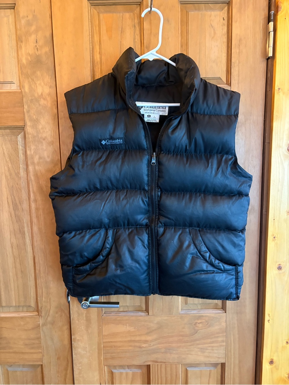 Columbia Black Puffer Vest